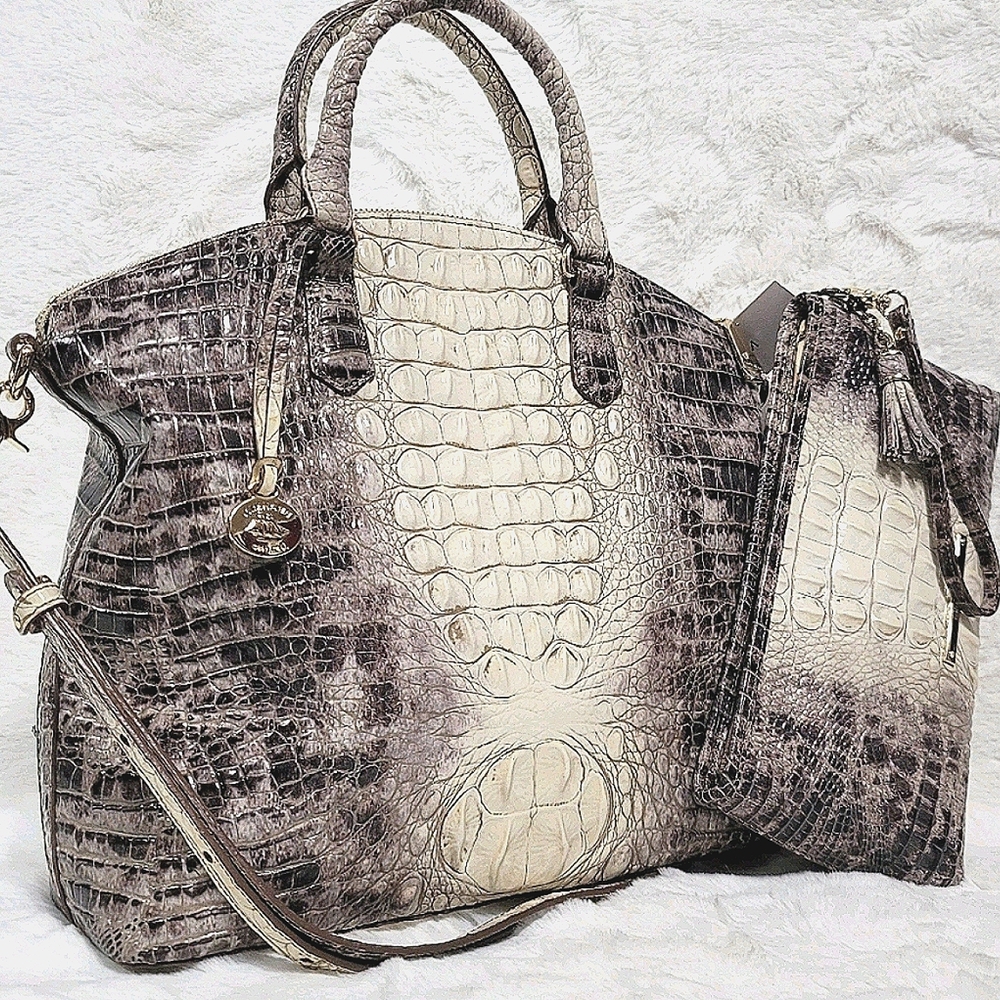 Brahmin 2 SET Matching Melbourne Bag + Wristlet - Picture 12 of 12